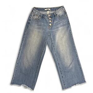 high rise wide leg jeans